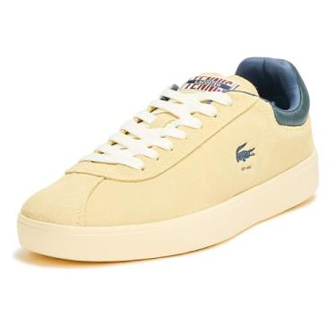 Imagem de Lacoste Tênis feminino Baseshot, Amarelo claro/amarelo claro, 38