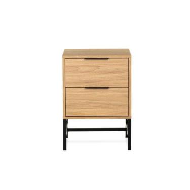 Imagem de Mesa de Cabeceira Square 2 Gavetas 60 cm x 43 cm x 40 cm - Casavee, Ta