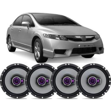Imagem de Kit Alto Falante Pioneer Original Honda New Civic 6pol 200w, Preto
