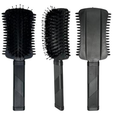 Imagem de Escova de cabelo cacheado para mulheres, cachos definidos, escova de estilo, desembaraçador, pente para cabelo emaranhado, massagem no couro cabeludo, ferramentas de estilo (05)