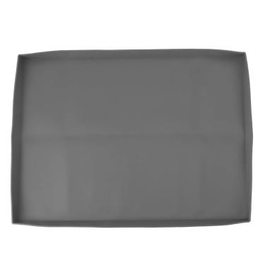 Imagem de Esteira de grelha GRCFUMO, capa de grelha de silicone, esteira de grelha para churrasco, esteira de grelha de silicone resistente para churrasco ao ar livre Blackstone uso em (22 pol. Cinza)