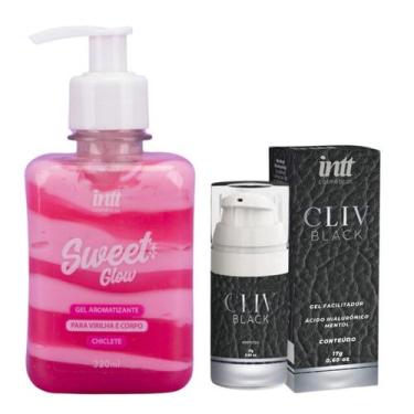 Imagem de Creme beijável Sweet Glow Dessensibilizante Cliv Black Kit - Intt