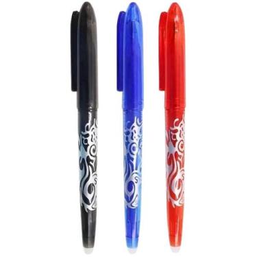 Imagem de Caneta Apagavel Kit 3 Canetas Fantasminha Para Tecido Artesanato Marca