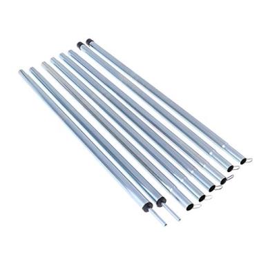 Imagem de 2 peças, 4 seções de ferro sobressalente para barraca de acampamento postes