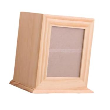 Imagem de Baoblaze Urna de madeira para cinzas de animais de estimação Caixa funerária Madeira maciça Inodora Caixa memorial resistente Caixão cinerário para presentes, Cáqui