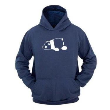 Imagem de Moletom Masculino Canguru Estampa Panda com Capuz Conforto-Masculino