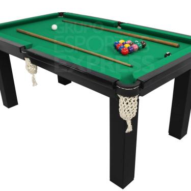 Imagem de Mesa de Bilhar Residencial Tec. Verde mdf Klopf Cód. 1035