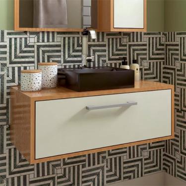 Imagem de Gabinete de Banheiro com Cuba Alice ii 1 pt Mel e Arenas