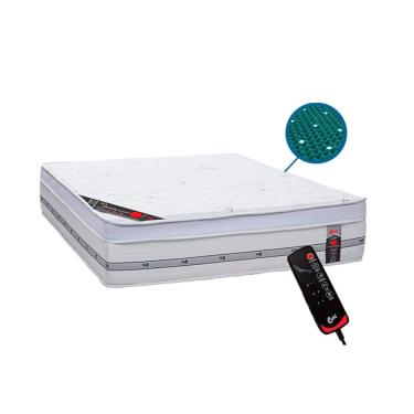 Imagem de Colchão Queen c/ Vibro Massagem Niponpedic Molas Pocket Gold Star (158x198x33) - Castor