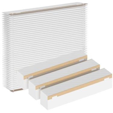 Imagem de Filtro de forno de substituição 201 MERV-13 compatível com purificadores de ar para casa inteira Aprilaire 2200, 2250 ou Space-Gard 2200 e Lennox X0445, filtro de ar 50 x 65 x 15 cm, pacote com 4