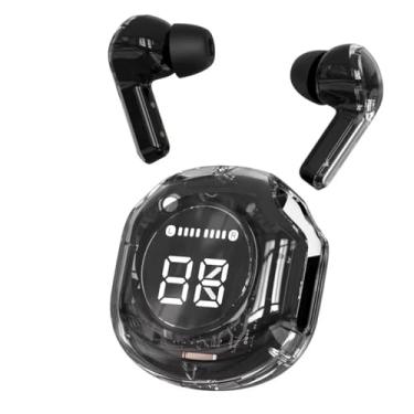 Imagem de Fones Ouvido Transparente Ultrapods Pro Tws Bluetooth 5.3 (Preto)