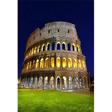 Imagem de Cenário de ruínas do antigo Coliseu romano NJZ00007, EU-A18, 5x7ft