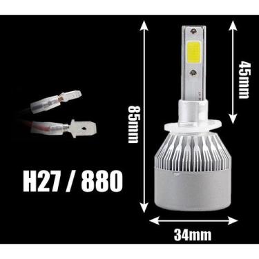 Imagem de Lâmpadas C6 Farol de Carro LED 6000K H1 H3 H4 H7 H11 H13 HB3(9005) HB4
