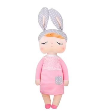 Imagem de Boneca de pano, Metoo, orelhas rosas, vestido cinza, Metoo Angela.
