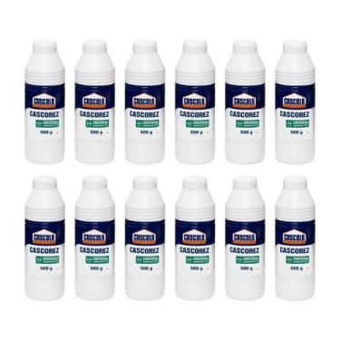 Imagem de Kit com 12 Colas branca Cascola Cascorez Universal 500g Henkel