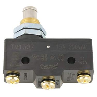Imagem de FAFEICY TM-1307 Micro Limite Interruptor 250V 15A Atuador do êmbolo de Montagem do Painel 15A Com 3 Terminais de Parafuso para Equipamentos de Garagem de Máquinas Industriais