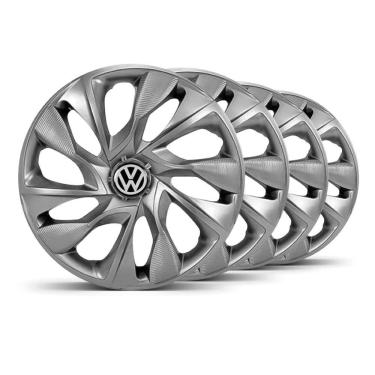 Imagem de Jogo Calota DS4 Unicolor Aro 15 Grafite VW Fox