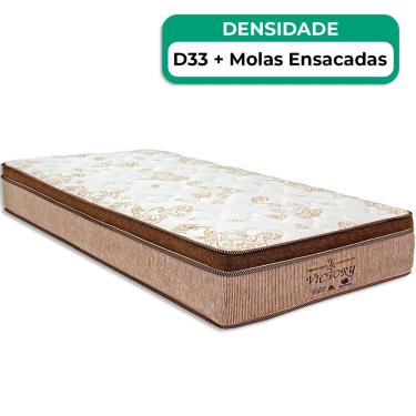 Imagem de Colchão Victory Molas Ensacadas Solteirão V-Store 96x203x30