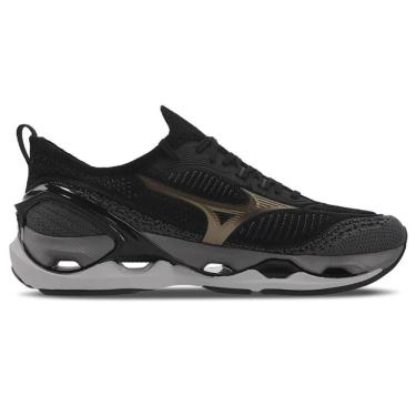 Imagem de Tênis Mizuno Wave Endeavor 3 - Masculino - Preto-Dourado