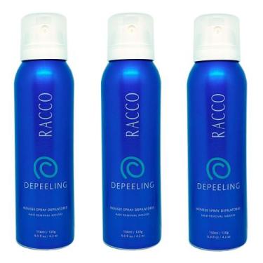 Imagem de Kit 3 Creme Depilatório Mousse Depeeling Fácil e Pratico - Racco