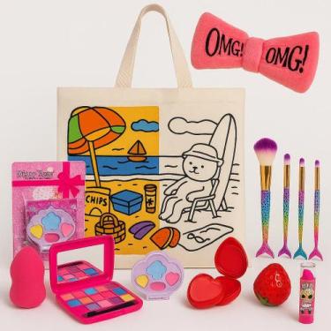 Imagem de Bolsa De Colorir Bobbie Goods E Kit Infantil De Maquiagem - PEQUIM STO