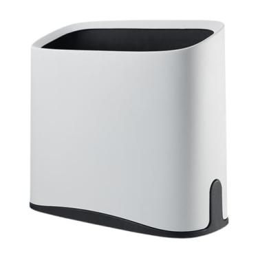 Imagem de Ioensy Lixeira, lata de lixo, lixeira de papel, recipiente, cesta, lixeira, lixeira para cozinha, quarto, lavanderia, berçário, embaixo da mesa, Branco