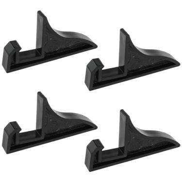 Imagem de AYLIFU Suporte Para Placas De 4 Peças, Plástico Preto Exibição Placas, Porta-Retratos Pequeno Coleção Fotos Cartões