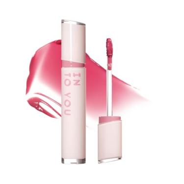 Imagem de INTO YOU Batom Glow Lip Tint, Gloss Volumizador, Óleo Hidratante Nutritivo, Não Pegajoso, Longa Duração, À Prova D'Água, Líquido De Alto Brilho, Dura 8 Horas, Para Maquiagem Feminina, Gw04