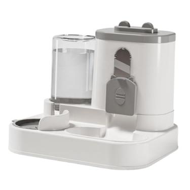 Imagem de IEUDNS Alimentador automático para animais de estimação e dispensador de água, tigela de comida, bebedor, suprimentos de viagem, alimentador de água de chão