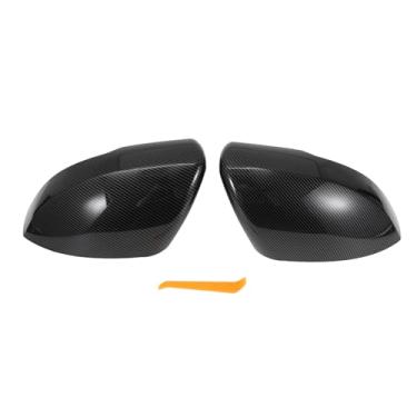 Imagem de Motoforti Tampa do espelho esquerdo direito ABS de substituição preta para Land Rover para Range Rover Evoque L538 Capa de proteção de espelho Nº LR025170