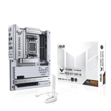 Imagem de ASUS Placa-mãe TUF Gaming B850-BTF WiFi W AMD B850 ATX, design de conector oculto, 14+2+1 80A DrMOS Power Stages, DDR5, PCIe 5.0 Ready, 3X M.2, Wi-Fi 7, 2.5Gb LAN, DP, HDMI™, USB 20Gbps Tipo-C