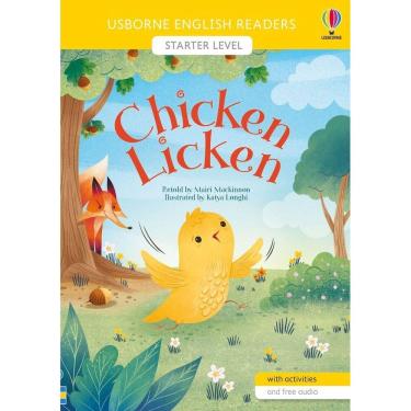 Imagem de Chicken Licken - Usborne English Readers - Level Starter - Book With Activities And Free Audio