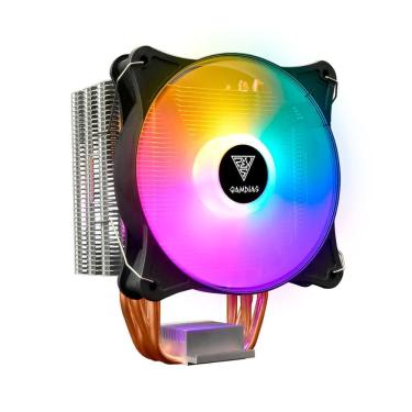 Imagem de Cooler para Processador Gamdias Boreas E1 410 Lite - Intel / AMD - ARGB - 120mm - Preto