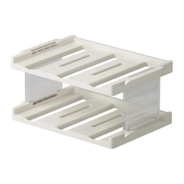 Imagem de DimyFew Prateleira organizadora para garrafas de água, organização para cozinha doméstica, porta-copos, porta-copos de vinho, suporte para armazenamento de, 33x22x15cm Transparente