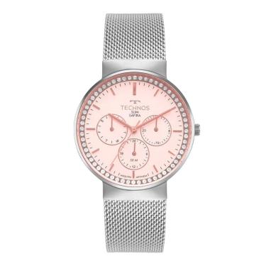 Imagem de Relógio Technos Feminino Slim Prata - 6p29alv-1j 6p29alv-1j