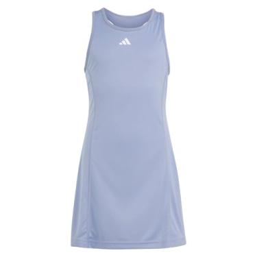 Imagem de adidas Vestido de Tênis Clube para Meninas, Prateado, violeta, G