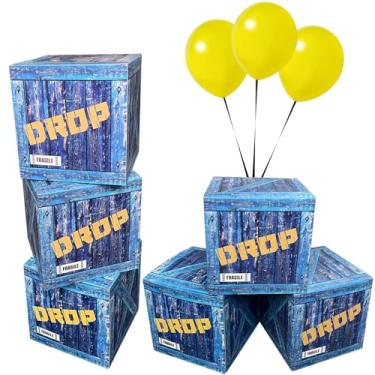 Imagem de Bexlora 6 Caixas De Videogame Para Festa, Decorações Aniversário, Centro Mesa 7,5" Meninos, Suprimentos Jogos, Lembrancinhas