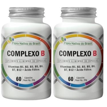 Imagem de KIT 2X B-Complex (Vitaminas do Complexo B) 60 cápsulas - Flora Nativa