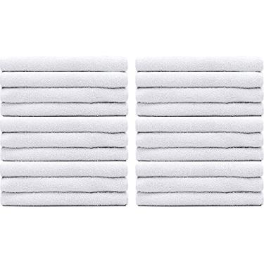 Imagem de Kit 20 Toalhas Linha Profissional 100% Algodão Salão Manicure Academia spa 44x70cm Marcotex - Emcompre…