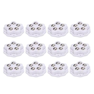 Imagem de YWBL-WH Rodas de Rodízio Pesado Premium Com Pastilhas de Freio, 12pcs Csters Autônomos para Estantes, Latas de Lixo, Ideais para Objetos Pesados (Branco)