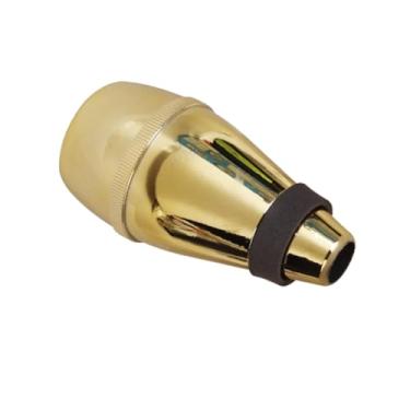 Imagem de Colaxi Surdina reta para trompete BB, substituição profissional para prática de trompete para iniciantes, palco, amantes da música, Ouro