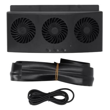 Imagem de Ventilador de exaustão do carro USB 3 do ventilador Radiator Air Ventra Ventilador para remoção de odor Dissipação de calor em veículos Material abd