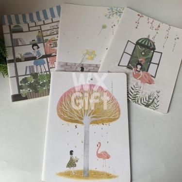 Imagem de Revenda Caderno Pautado Flamingo Diversas Estampas - WX Gift - NoBrand