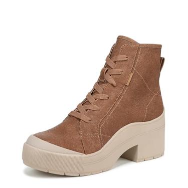 Imagem de Dr. Scholl's Bota feminina curta com cadarço Time Off Up Oxford, Marrom, mel, 36