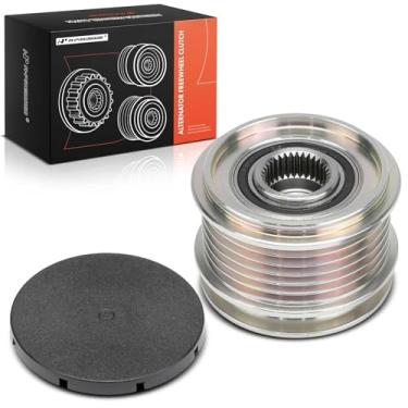 Imagem de A-Premium Polia de embreagem de roda livre do alternador compatível com Volkswagen Jetta 1999-2015, Passat 2006-2009 2012-2014, Golf 1999-2006 2010-2014, Beetle, CC, Eos, GTI e Audi A3, TT, 6 ranhuras