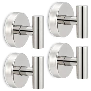 Imagem de Ganchos de ventosa para chuveiro, banheiro, cozinha, porta, parede, espelho, janela, vidro, azulejo – Suporte de toalha removível para pendurar casaco, roupão, bucha, sem danos, gancho resistente