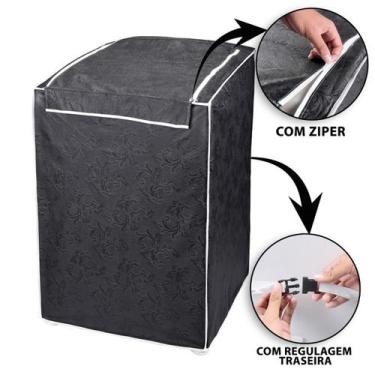 Imagem de Capa Maquina de Lavar Roupas 10kg a 12kg material sintético Resistente