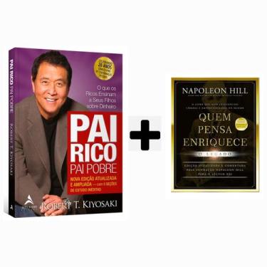 Imagem de Kit Livros, Pai Rico, Pai Pobre - Robert Kyiosaki + Quem Pensa Enrique