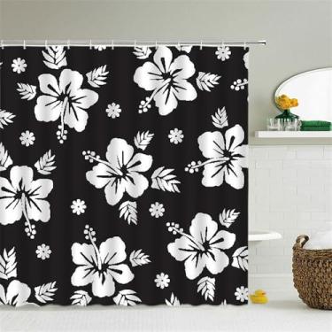 Imagem de Plantas Flores Folhas Cortinas de Chuveiro Cortinas de Banheiro Cortina de Banho com Ganchos Cortina de Chuveiro,4831X,L90xA180cm