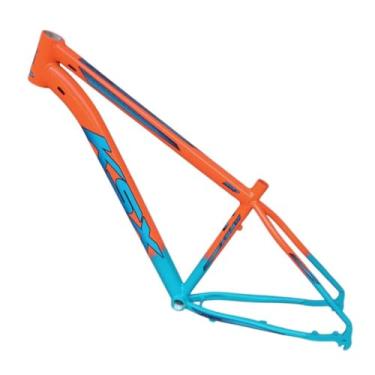 Imagem de Quadro KSX 100% Alumínio Liga 6061 Aro 29 Bicicleta Mountain Bike Cabeamento Interno Com Gancheira (AZUL C/LARANJA (ADS AZUL), 17)
